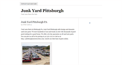 Desktop Screenshot of junkyardpittsburgh.com